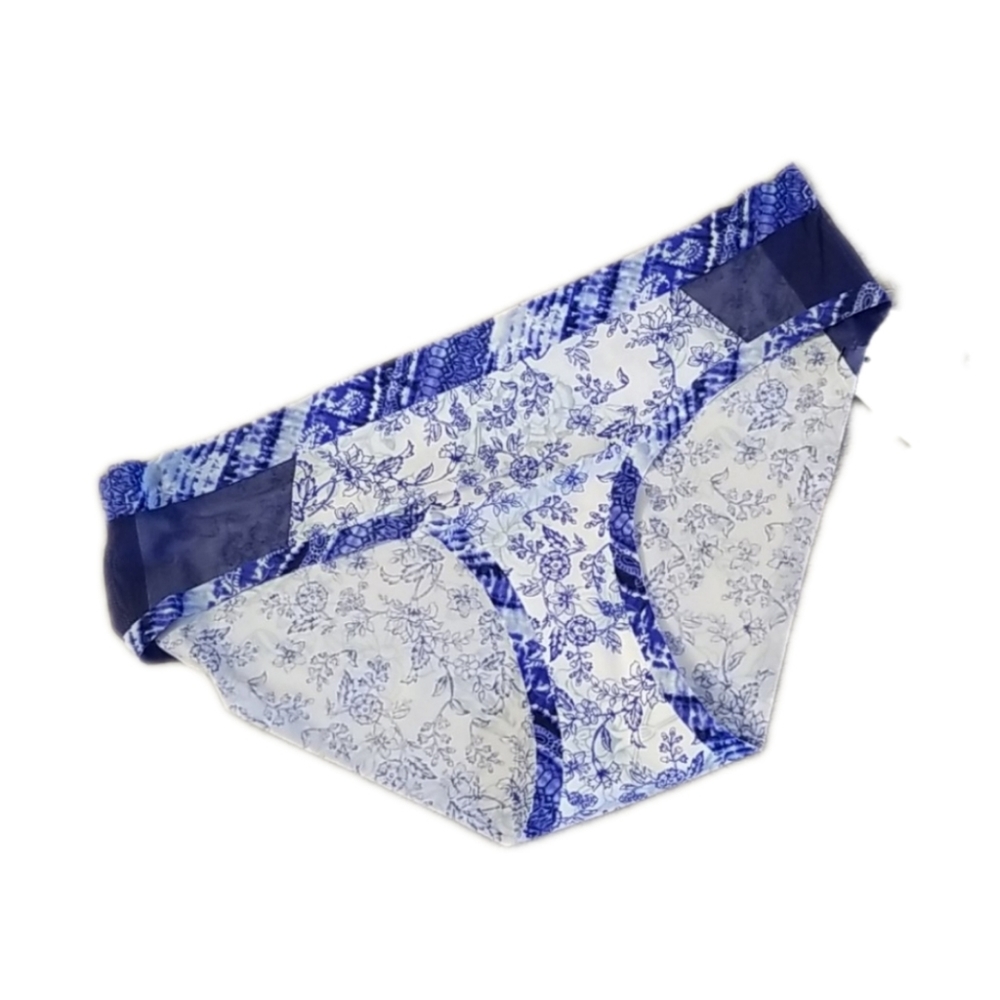 Sam Edelman Tanga in Blueprint Floral Small